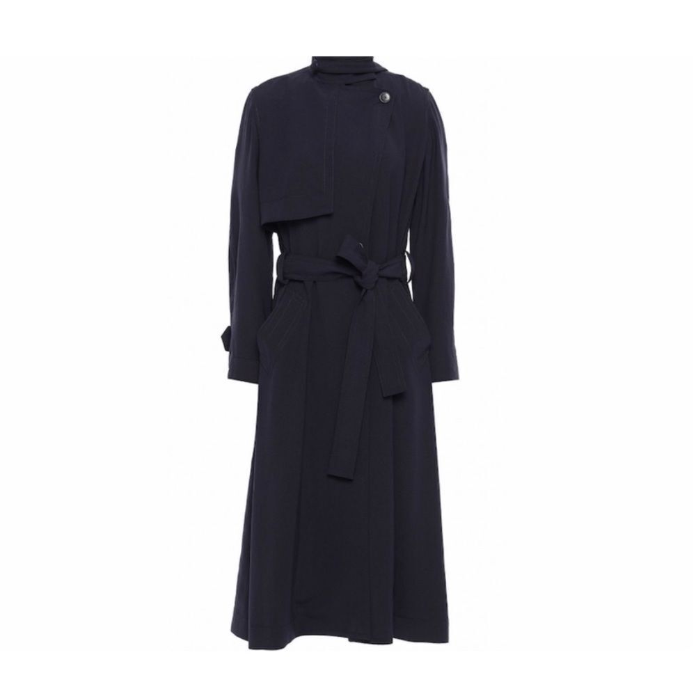 Vince Trench Coat in Navy.